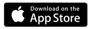 Apple App Store download button.