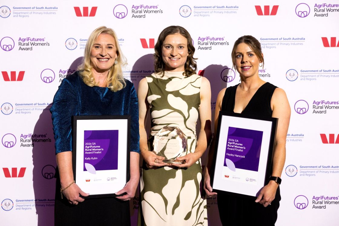 Moo-ving on up with the 2026 South Australian AgriFutures Rural Women's Award winner