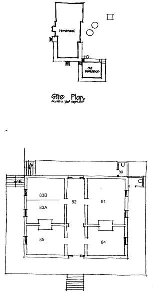 Floor Plan for Struan House - Ground Floor (Old Residence)