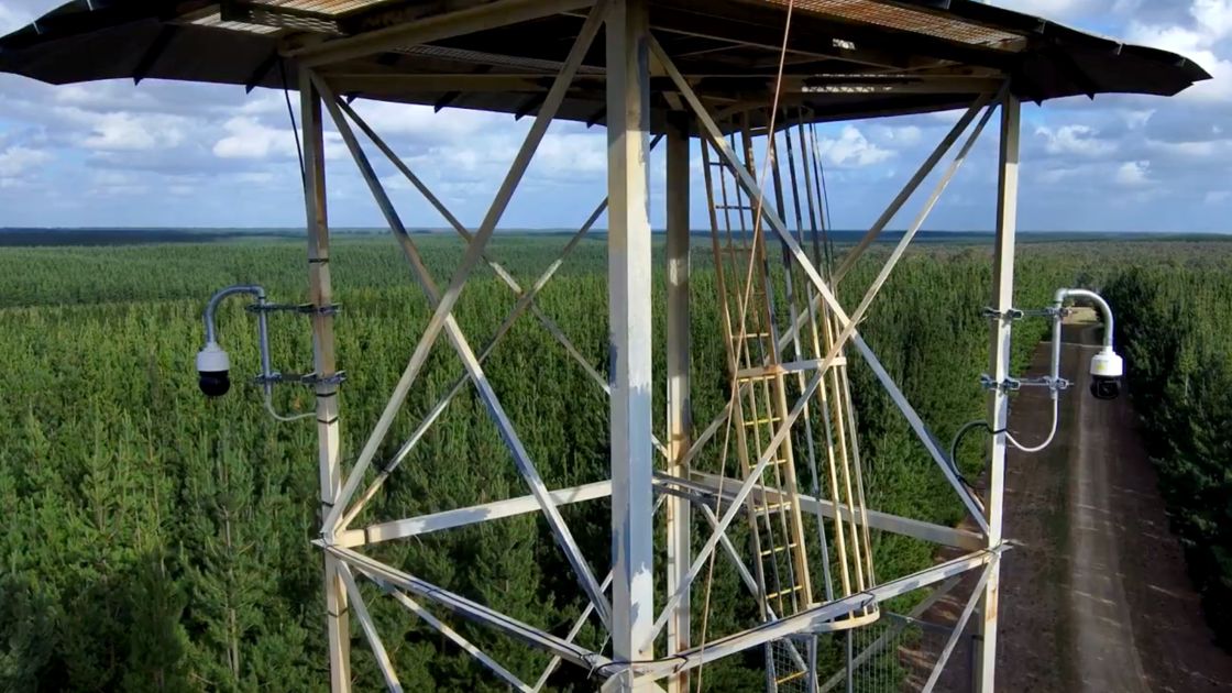 2 AI Camera's on a tower