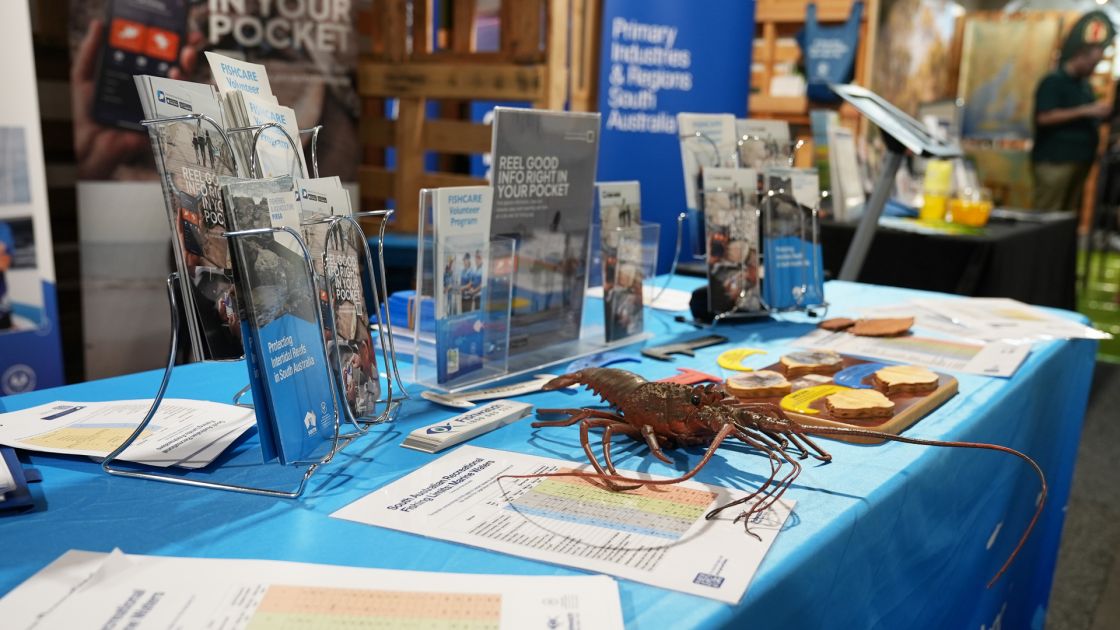 Fishcare volunteers at the caravan and camping show