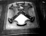 Holland family crest which still survives in the house at Turretfield today