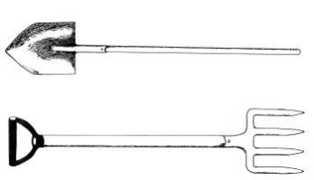 Bait fork or spade